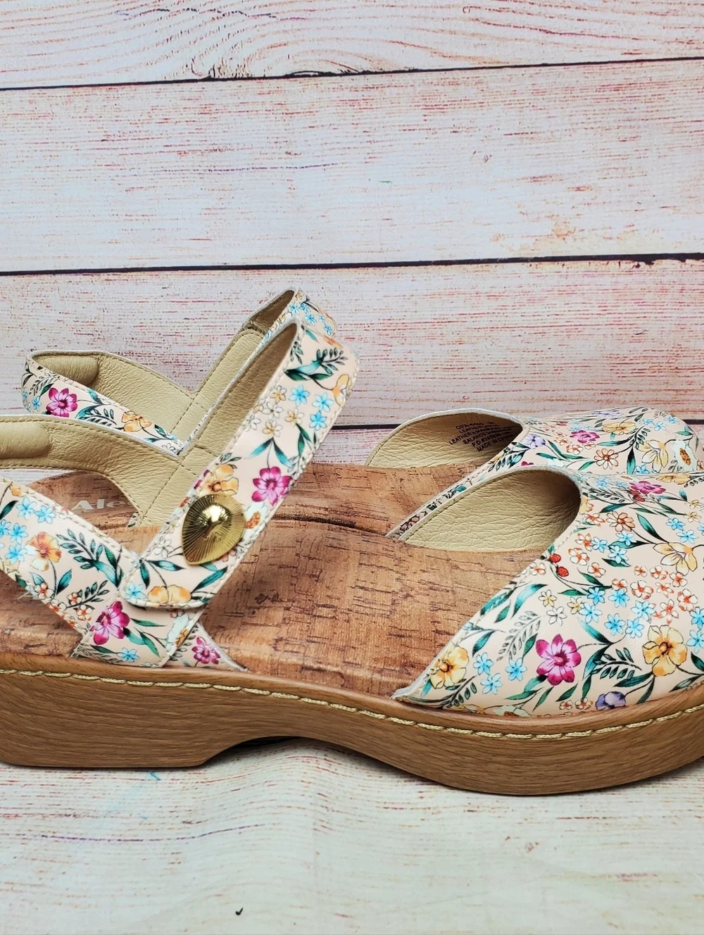 NEW Alegria Womens EU 39 US 9 Opal Summer Thyme Floral Mary Jane Sandals